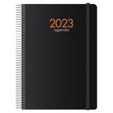 AGENDA 2025 SYNCRO SEMANA VISTA 15 X 21 CM NEGRO DOHE 11622 - 25 (Espera 4 dias)